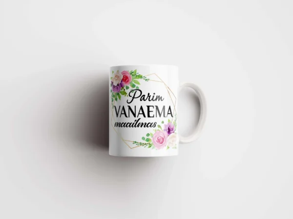 Kruus “Parim vanaema” – soe ja personaalne vanaemale kingitus - оригинальный подарок в Кохтла-Ярве - kingit.ee