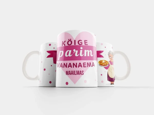 Kruus “Parim vanavanaema maailmas” – südamlik vanavanemate päev kingitus